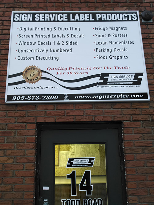 The Sign Service Doorway.