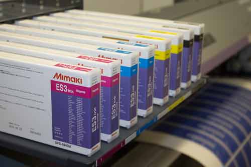 Mimaki CJV30 Eco Solvent Printer Ink.
